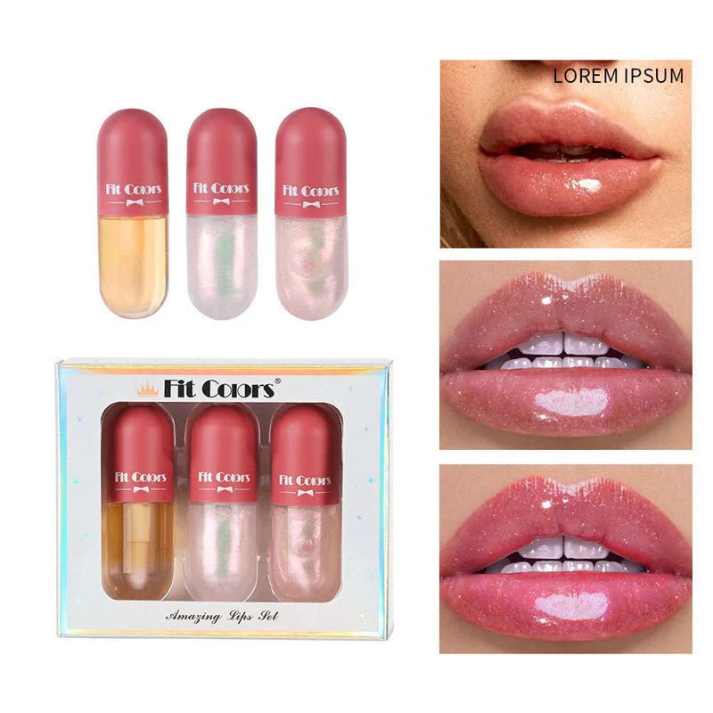 Lip Plumper Oil Clear Lasting Nourishing Repairing Reduce Lip Fine Line Care Lip Beauty Cosmetic Day Night Instant Volume